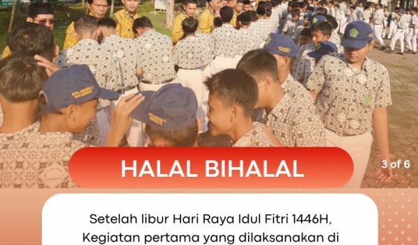 Halal Bi Halal MTs Negeri 1 Brebes Berlangsung Khidmat dan Penuh Keakraban